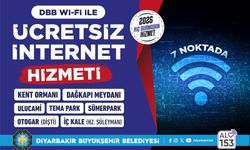 Diyarbakır'da ücretsiz Wi-Fi hizmeti