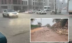 Adıyaman Besni’de cadde ve sokaklar göle döndü