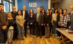 DEM Parti’den T24’e ziyaret