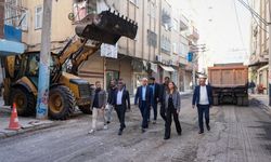 Diyarbakır’da başkanlar asfalt çalışmalarını inceledi
