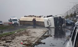 Diyarbakır’da tanker faciası! Cadde petrole bulandı