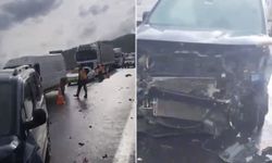 Adana-Antep Otoyolu'ndaki zincirleme kazada 8 yaralı