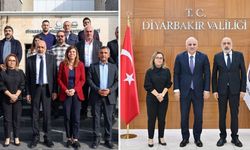 Mehmet Kaya'dan Vali'ye; Eş Başkanlardan DTSO'ya ziyaret