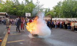 Diyarbakır'da öğretmen ve öğrenciler için tatbikat