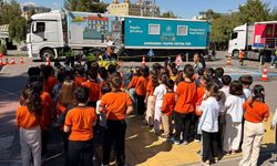 Trafik kuralları hem öğretildi hem deneyimletildi