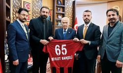 Vanspor başkanından Devlet Bahçeli'ye ziyaret