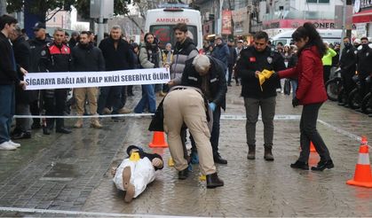 Adapazarı'nda cansız manken kalp krizi geçirdi!