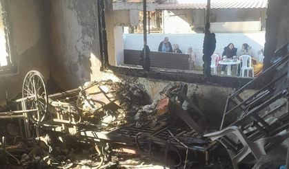 Evde çıkan yangında 1 kişi hayatını kaybetti