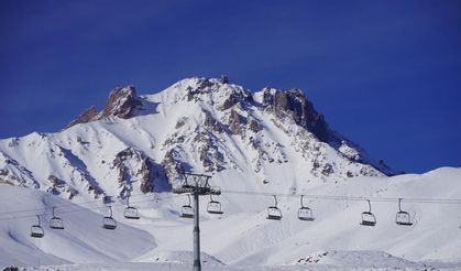 Erciyes Kayak Merkezi’nde çığ düştü