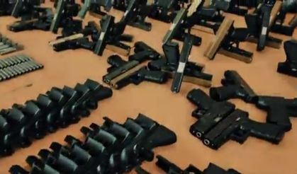 Mersin’de son yılların en büyük silah kaçakçılığı operasyonu