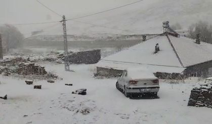 Bitlis’e nisan ayında kar yağdı