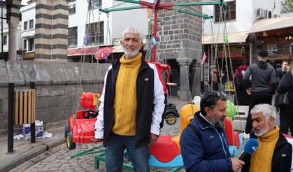 Diyarbakır’ın nostaljik dönme dolabı çocukları sevindiriyor
