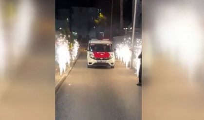 Kavga ihbarına giden polisler, meşale ile karşılandı