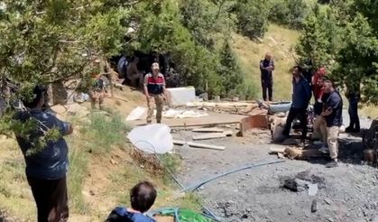 Oltu taşı ocağında göçük