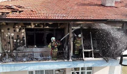 Apartman dairesinde tüp patladı: 1 yaralı