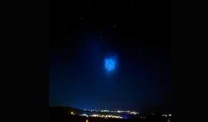 Kayseri ve birçok şehirde gökyüzünde parlak cisim görüldü