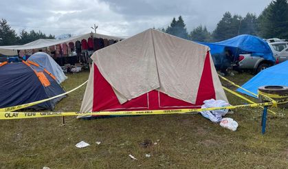 Geceyi çadırda geçiren polis, dumandan zehirlenerek hayatını kaybetti