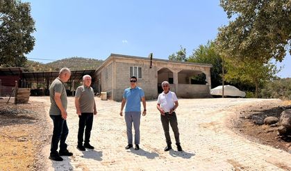 Diyarbakır Çermik’te yollar kilitli parke taşı ile döşendi