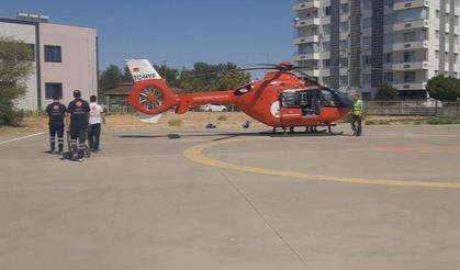 Diyarbakır'da havuza düşen adam helikopterle hastaneye sevk edildi