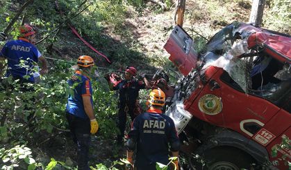 Orman yangınında kahreden haber