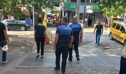 Tunceli’de kaldırım işgali; 9 esnafa para cezası