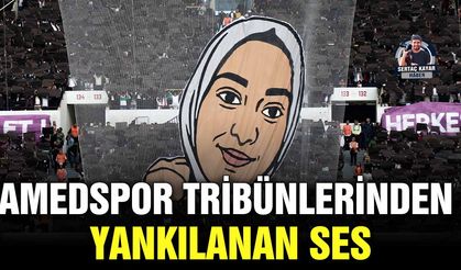 Amedspor tribünlerinden yankılanan ses