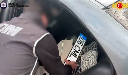 Sahte plaka operasyonunda şok detay!