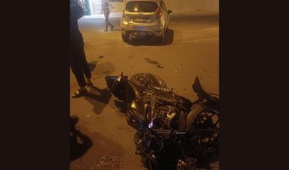 Diyarbakır’da otomobil ile motosiklet çarpıştı: 1 yaralı