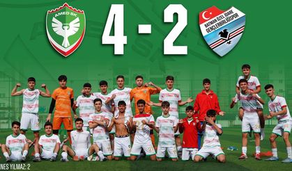 Amedspor U 16 takımı rekor kırıyor