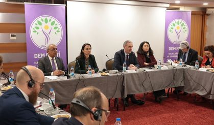 DEM Parti Eş Genel Başkanları, büyükelçilerle bir araya geldi