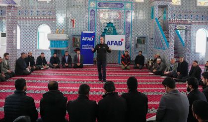 AFAD'dan Diyarbakır'daki imamlara camilerde "afetler öncesi hazırlık" eğitimi