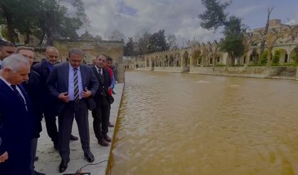 Balıklıgöl'ün suyu bulandı