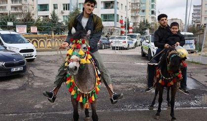 Diyarbakır Newroz'unda renkli görüntüler: Alana Atlarla geldiler