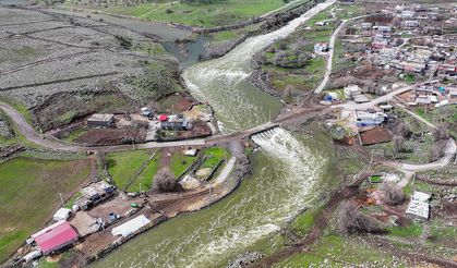 Diyarbakır Devegeçidi Baraj Gölü suya doydu