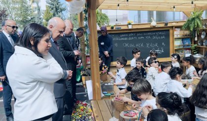 Diyarbakır'da açık hava orman konseptli sınıf açıldı