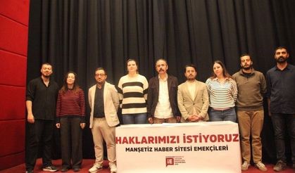 İşten çıkartılan 12 Manşetiz çalışanı gazeteci haklarını istiyor