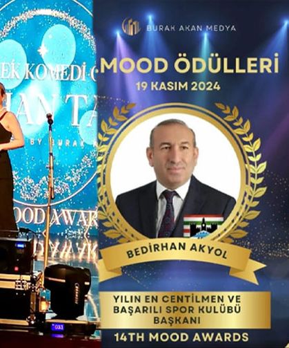 Diyarbakırspor Başkanı Akyol “Yılın En Centilmen Başkanı” seçildi!