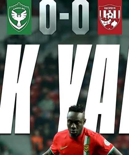 Diyarbakır'da ilk yarıda gol sesi çıkmadı