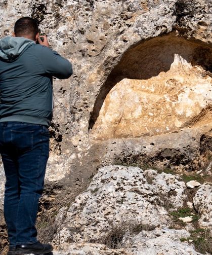 Diyarbakır'da kaya mezarları belgesel fotoğraf çalışması