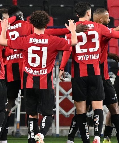 Gaziantep FK Kasımpaşa’yı 2-1 yendi