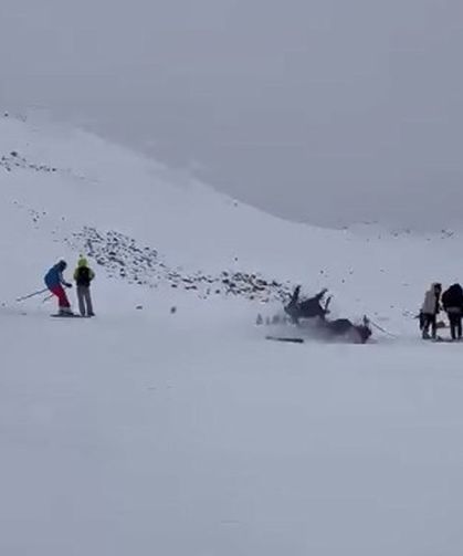 Bingöl kayak merkezinde kaza: 6 yaralı