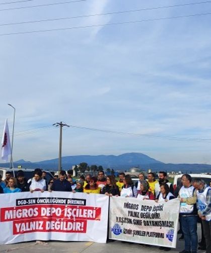 KESK'ten Temel Conta ve Migros işçilerine ziyaret