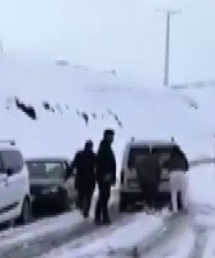 Adıyaman’da kar yağışı