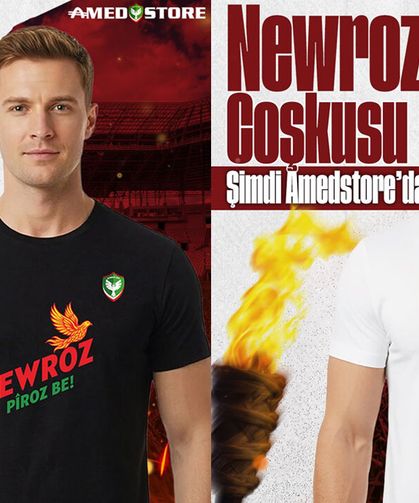 Amedspor’dan Newroz’a özel tasarım formalar