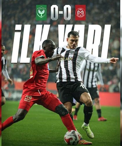 Amedspor’da ilk yarıda gol sesi çıkmadı