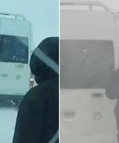 Tipide yolda mahsur kalanlara kurtarma