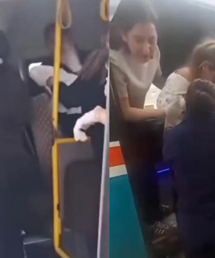 Yolculuk sırasında dolmuşta doğum yaptı