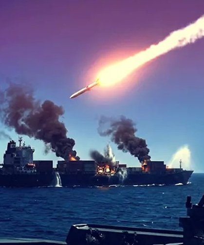 ABD İran gemisini vurdu, İran misilleme yaptı