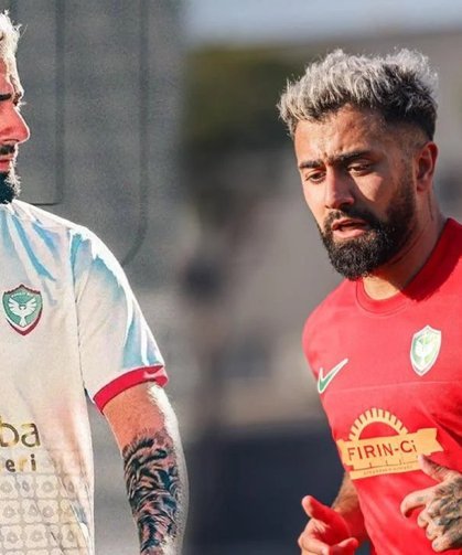 Amedsporlu yıldız futbolcunun babalık sevinci