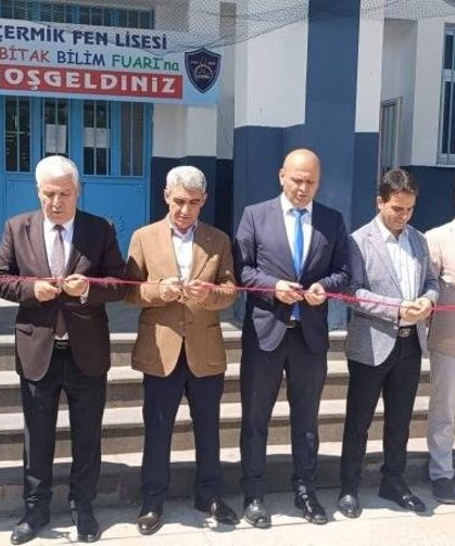 Çermik'te Bilim Fuarı açıldı